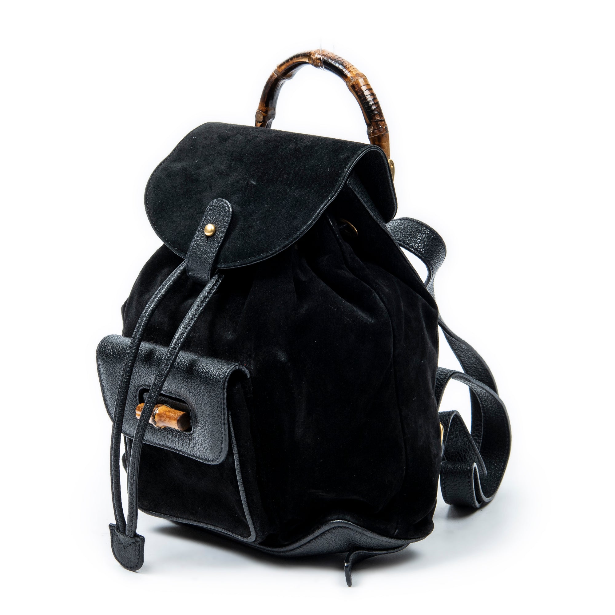Gucci - Mini Sac à Dos Bambou - Noir