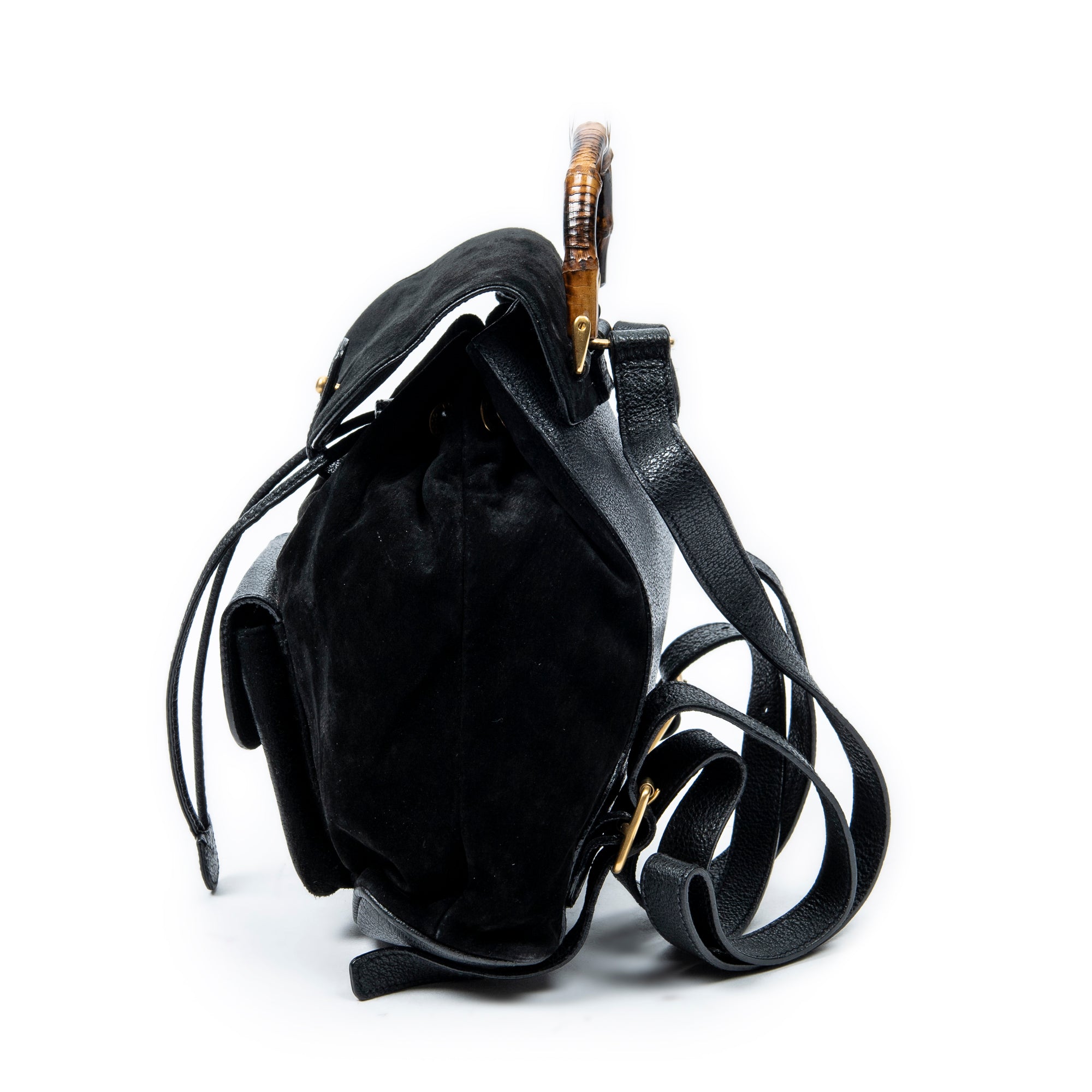 Gucci - Mini Sac à Dos Bambou - Noir