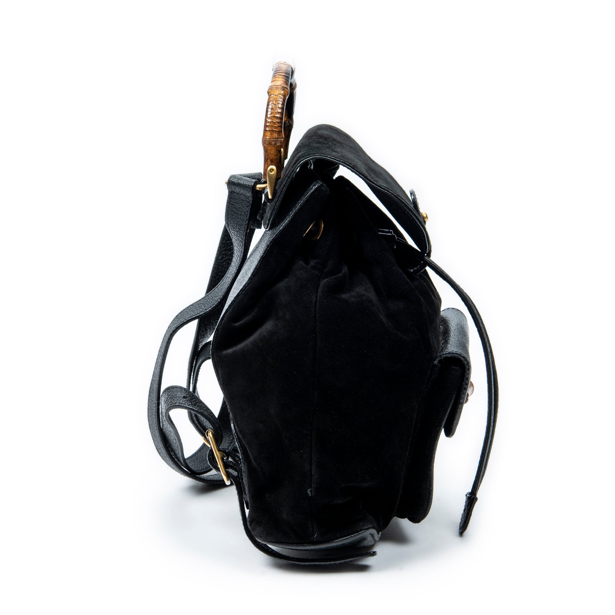 Gucci - Mini Sac à Dos Bambou - Noir