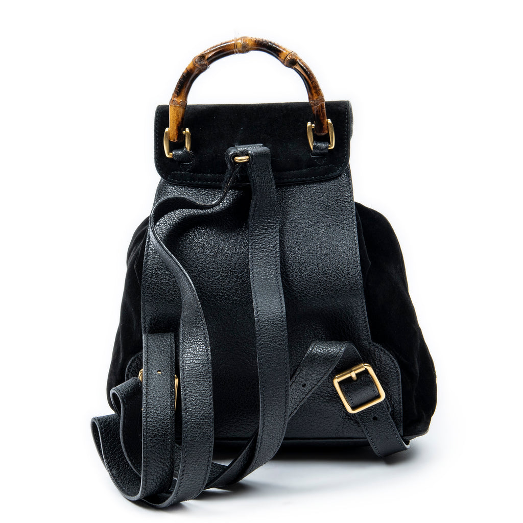 Gucci - Mini Sac à Dos Bambou - Noir