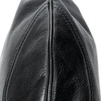 Shoulder Bag Large Web Princy Hobo Black Grained Calfskin Leather