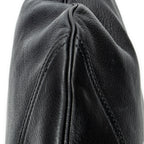 Bolso de hombro grande Web Princy Hobo de piel de becerro granulada negra