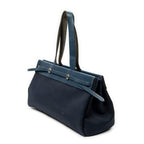 Shoulder Bag Herbag Cabas MM Navy Toile Officier Canvas