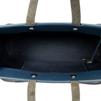 Shoulder Bag Herbag Cabas MM Navy Toile Officier Canvas
