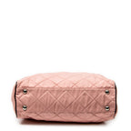 Prada - Sac fourre-tout zippé à chaîne - Rose/Noir