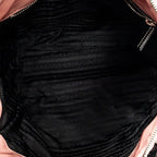 Prada - Sac fourre-tout zippé à chaîne - Rose/Noir