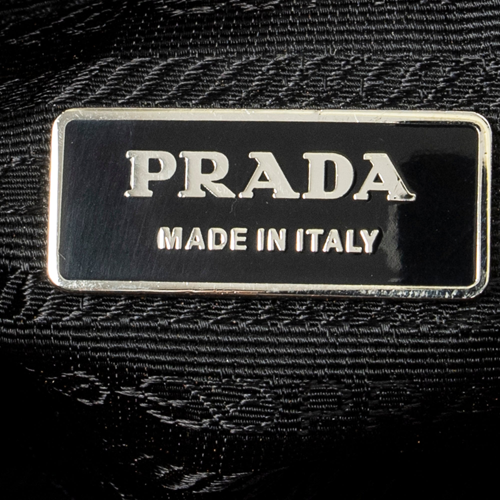 Prada - Sac fourre-tout zippé à chaîne - Rose/Noir