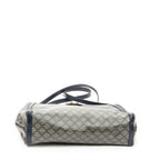 Shoulder Bag Vintage Frame Crossbody Navy Macadam Coated Canvas