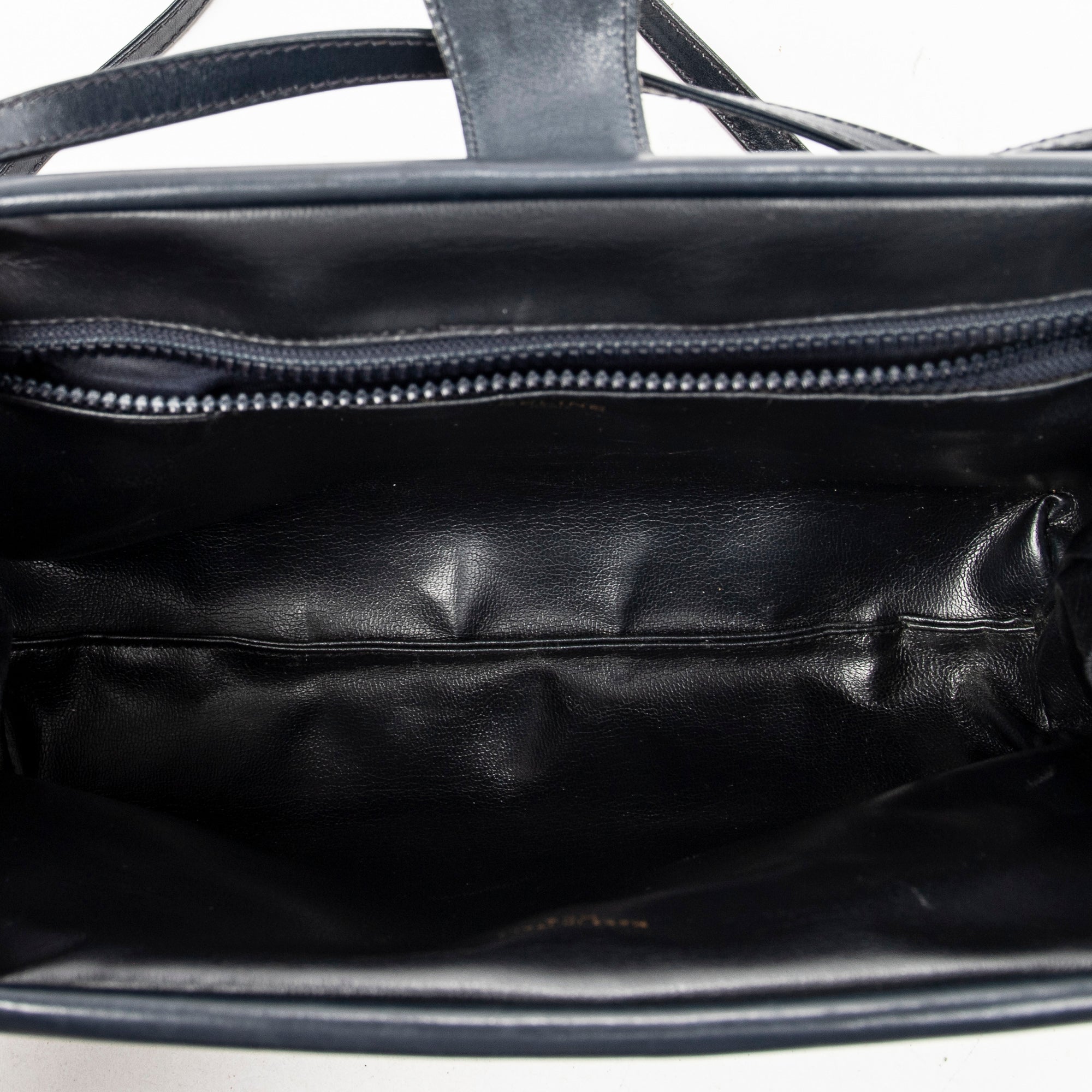 Shoulder Bag Vintage Frame Crossbody Navy Macadam Coated Canvas