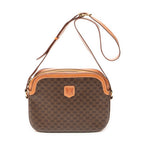 Shoulder Bag Vintage Small Crossbody Brown Macadam Coated Canvas