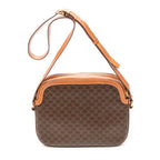Shoulder Bag Vintage Small Crossbody Brown Macadam Coated Canvas