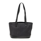 Shoulder Bag Vintage Shopping Tote Black C Macadam Canvas
