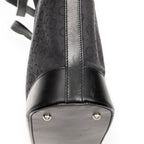 Shoulder Bag Vintage Shopping Tote Black C Macadam Canvas