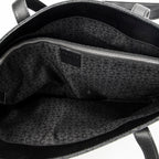 Shoulder Bag Vintage Shopping Tote Black C Macadam Canvas