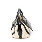Shoulder Bag Medium Alice Satchel Ivory Calfskin Leather