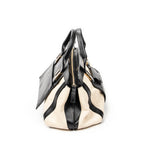 Shoulder Bag Medium Alice Satchel Ivory Calfskin Leather