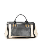 Shoulder Bag Medium Alice Satchel Ivory Calfskin Leather