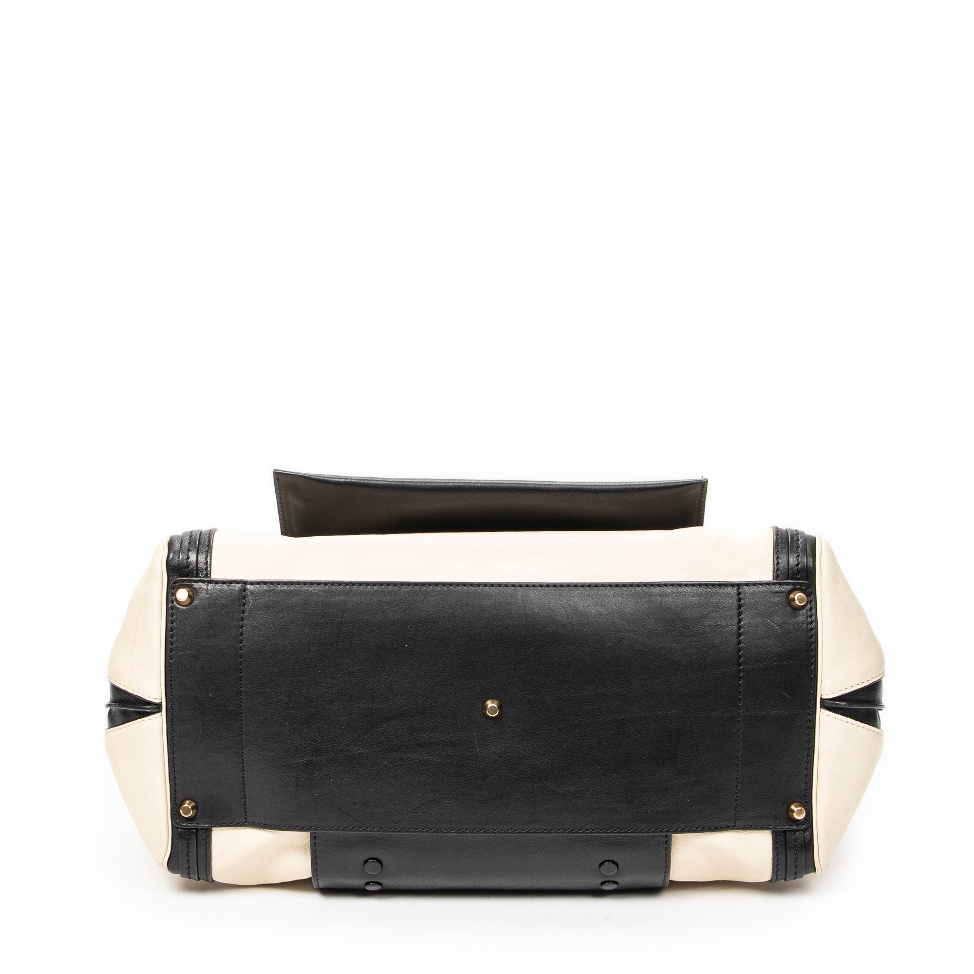 Shoulder Bag Medium Alice Satchel Ivory Calfskin Leather