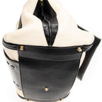 Shoulder Bag Medium Alice Satchel Ivory Calfskin Leather