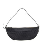 Shoulder Bag Boat Pochette Black Zucchino Canvas