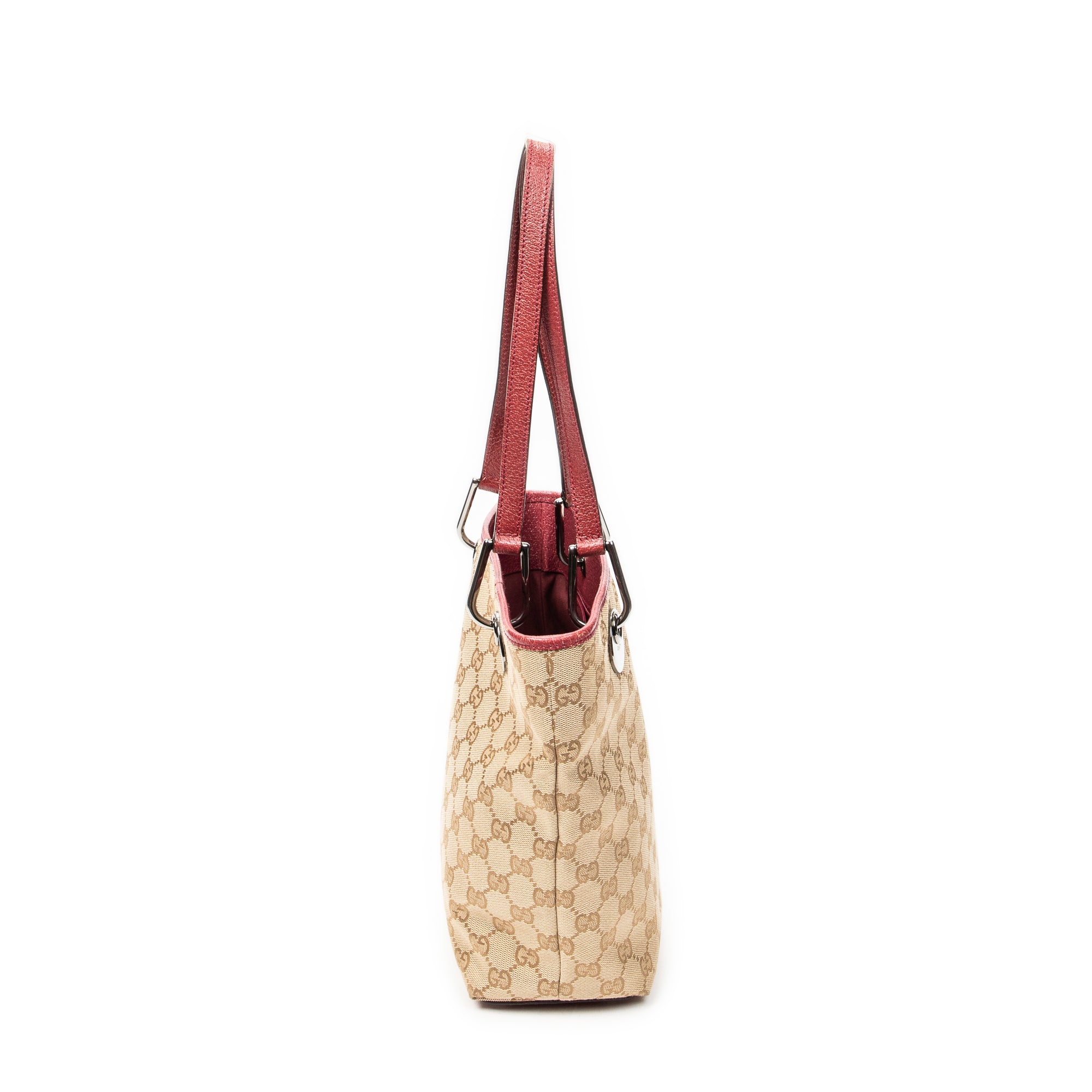 Shoulder Bag Small Eclipse Shopping Beige Monogrammed Canvas