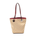 Shoulder Bag Small Eclipse Shopping Beige Monogrammed Canvas
