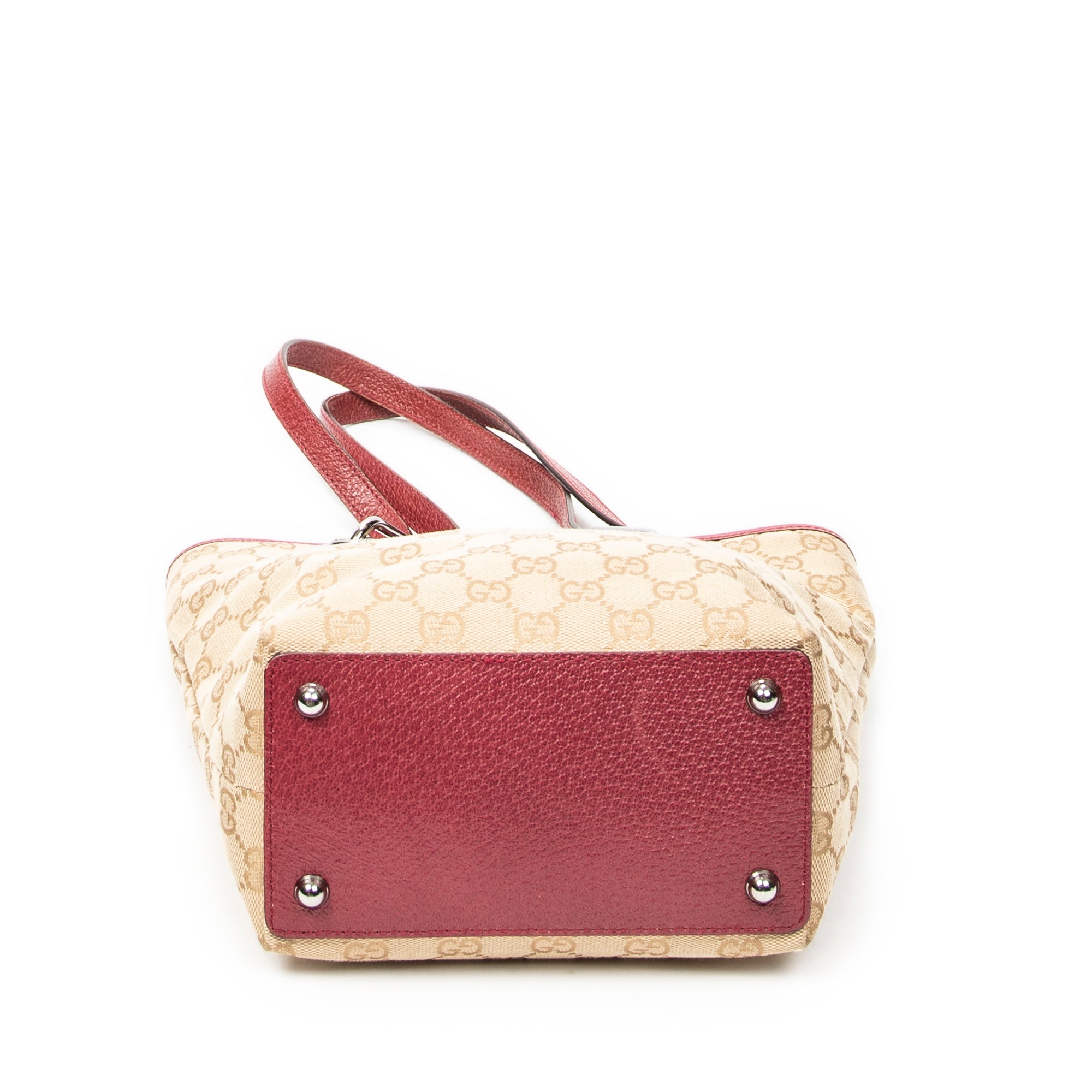 Shoulder Bag Small Eclipse Shopping Beige Monogrammed Canvas