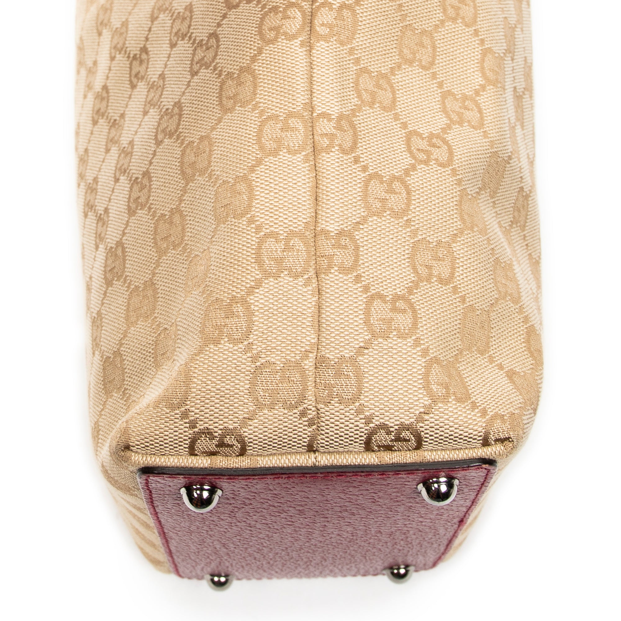 Shoulder Bag Small Eclipse Shopping Beige Monogrammed Canvas
