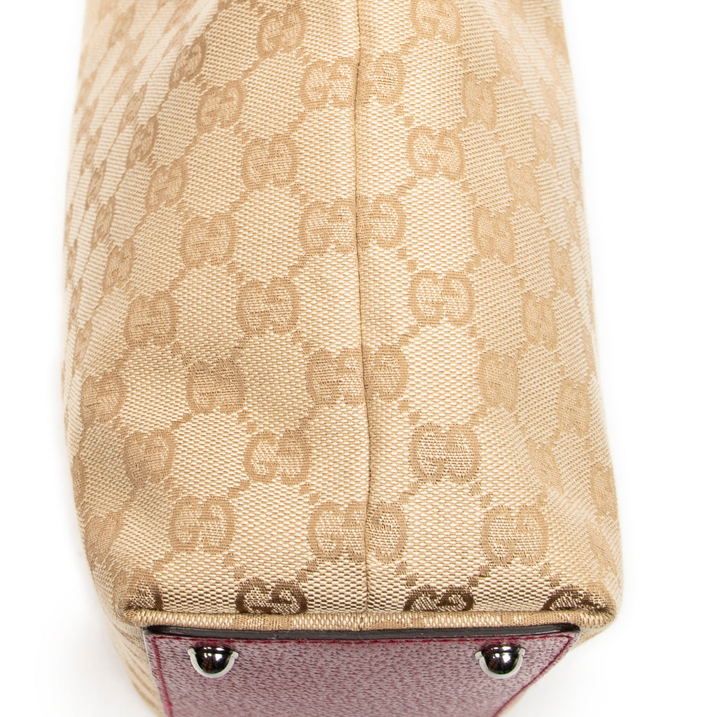 Shoulder Bag Small Eclipse Shopping Beige Monogrammed Canvas