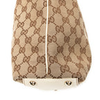 Shoulder Bag Vertical Britt Tote Ivory Monogrammed Canvas