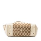 Sac à bandoulière Web Mayfair Toile monogrammée beige