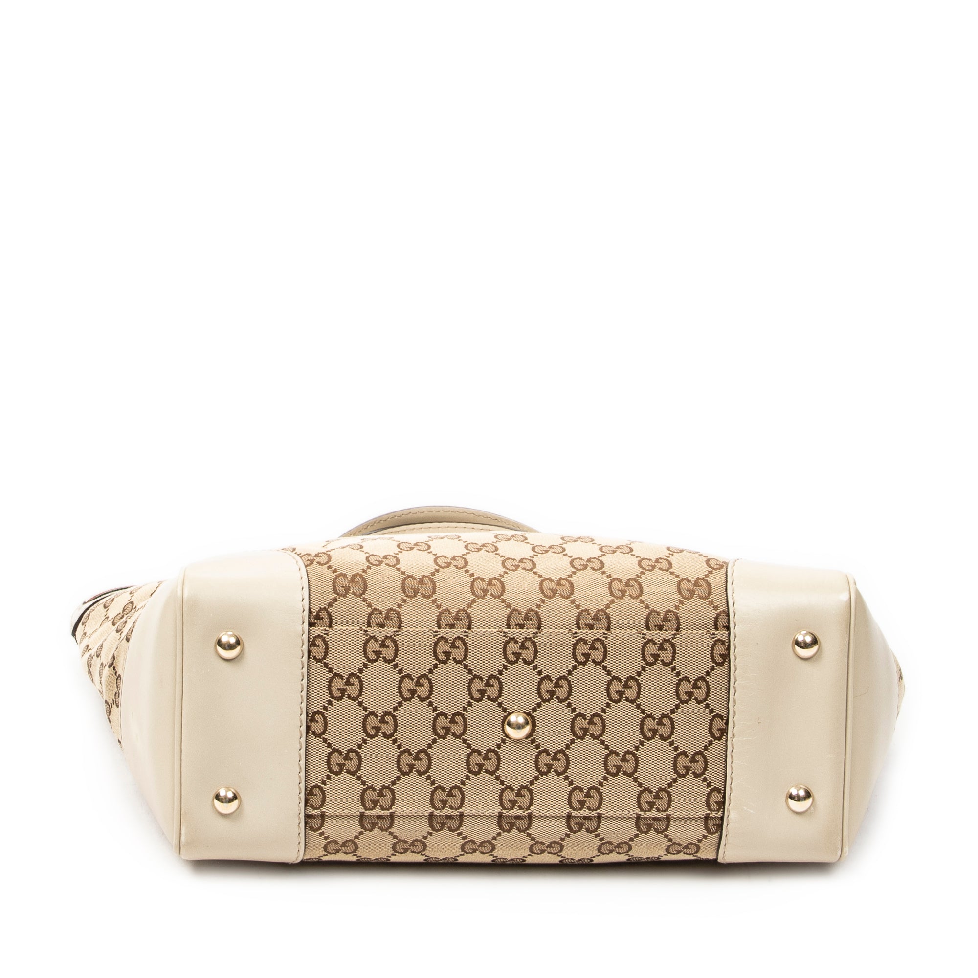 Sac à bandoulière Web Mayfair Toile monogrammée beige