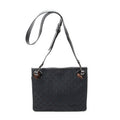 Shoulder Bag Eclipse Square Crossbody Black Monogrammed Canvas