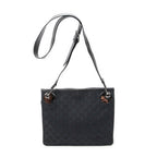 Shoulder Bag Eclipse Square Crossbody Black Monogrammed Canvas