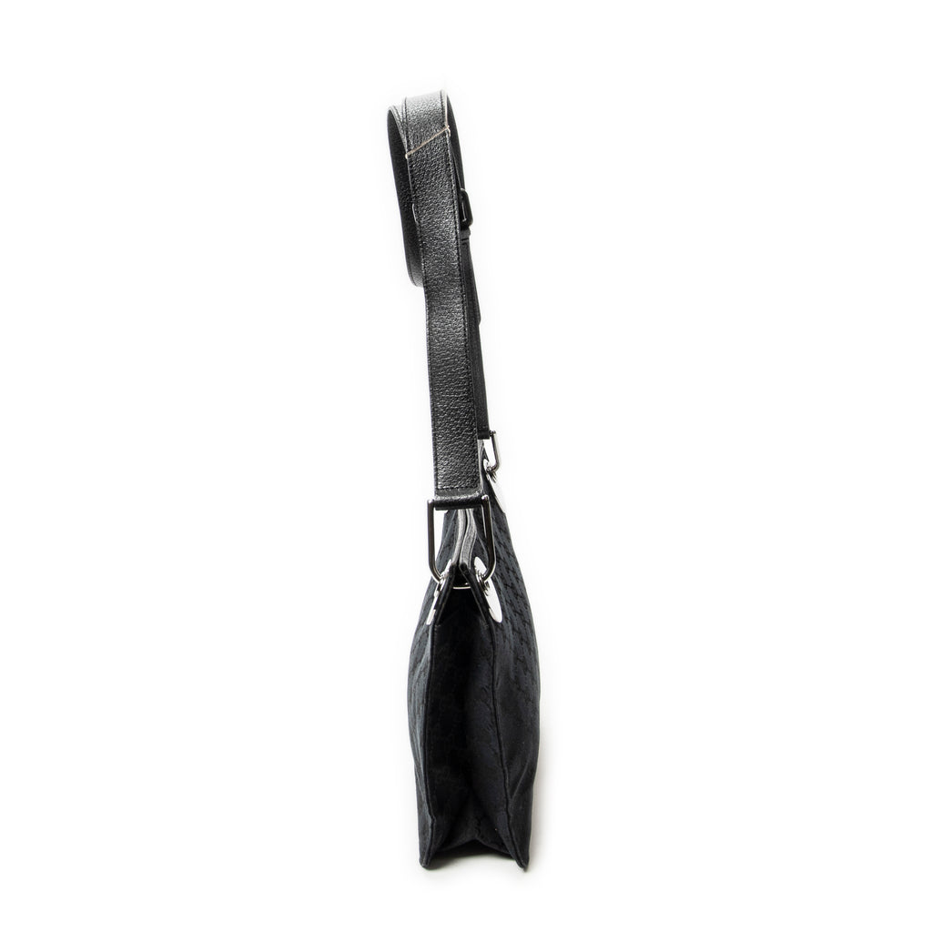 Shoulder Bag Eclipse Square Crossbody Black Monogrammed Canvas