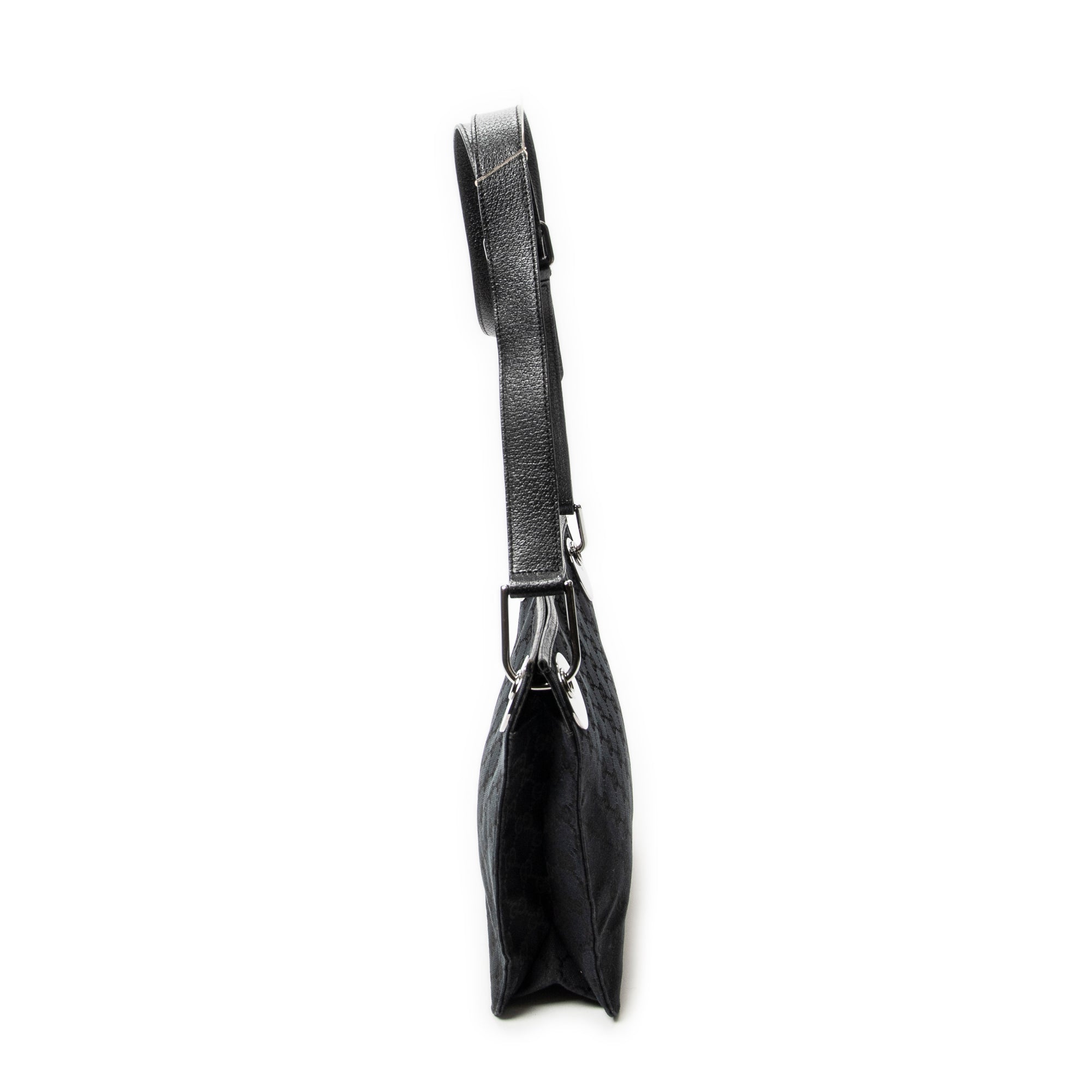 Shoulder Bag Eclipse Square Crossbody Black Monogrammed Canvas