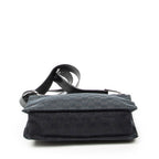 Shoulder Bag Eclipse Square Crossbody Black Monogrammed Canvas