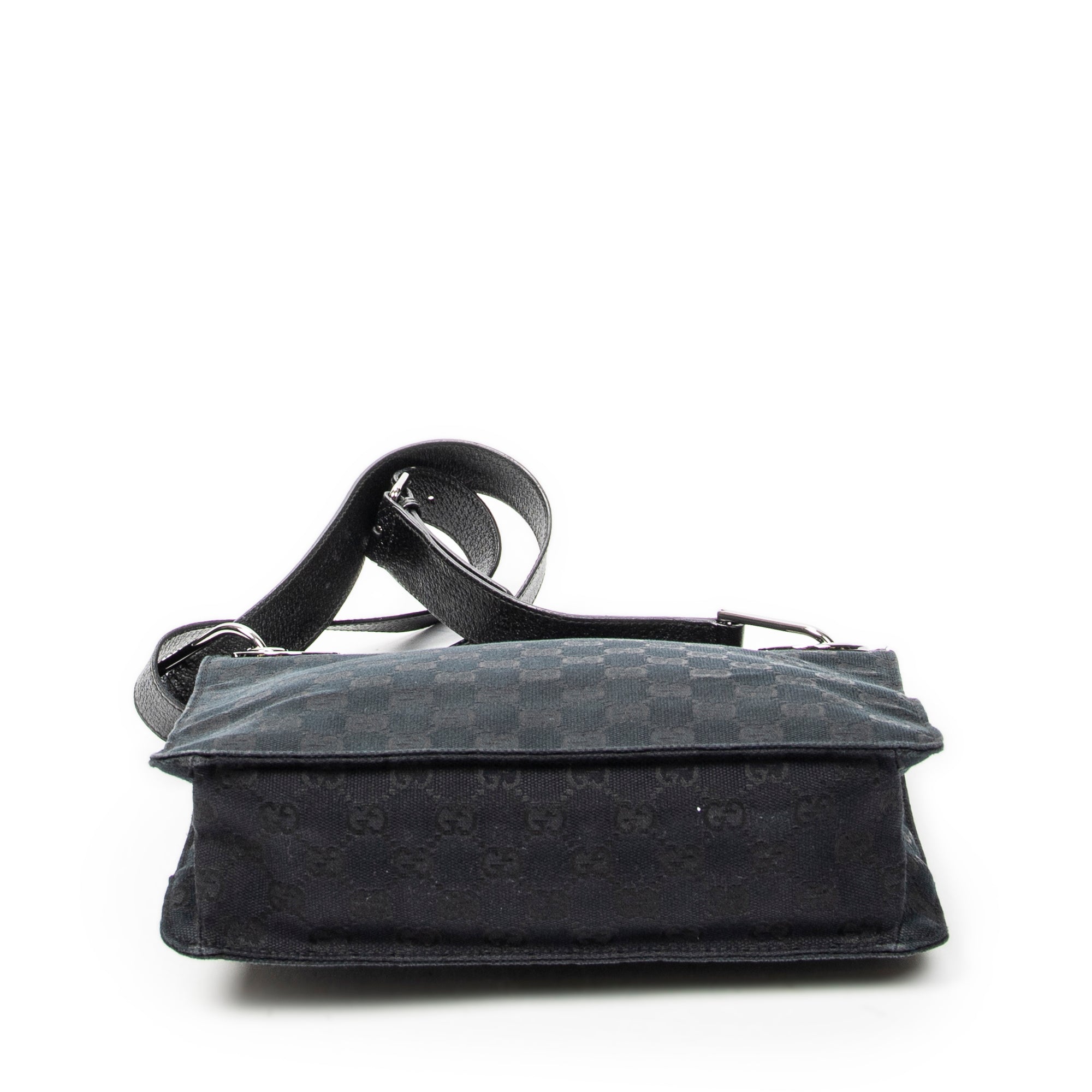 Shoulder Bag Eclipse Square Crossbody Black Monogrammed Canvas