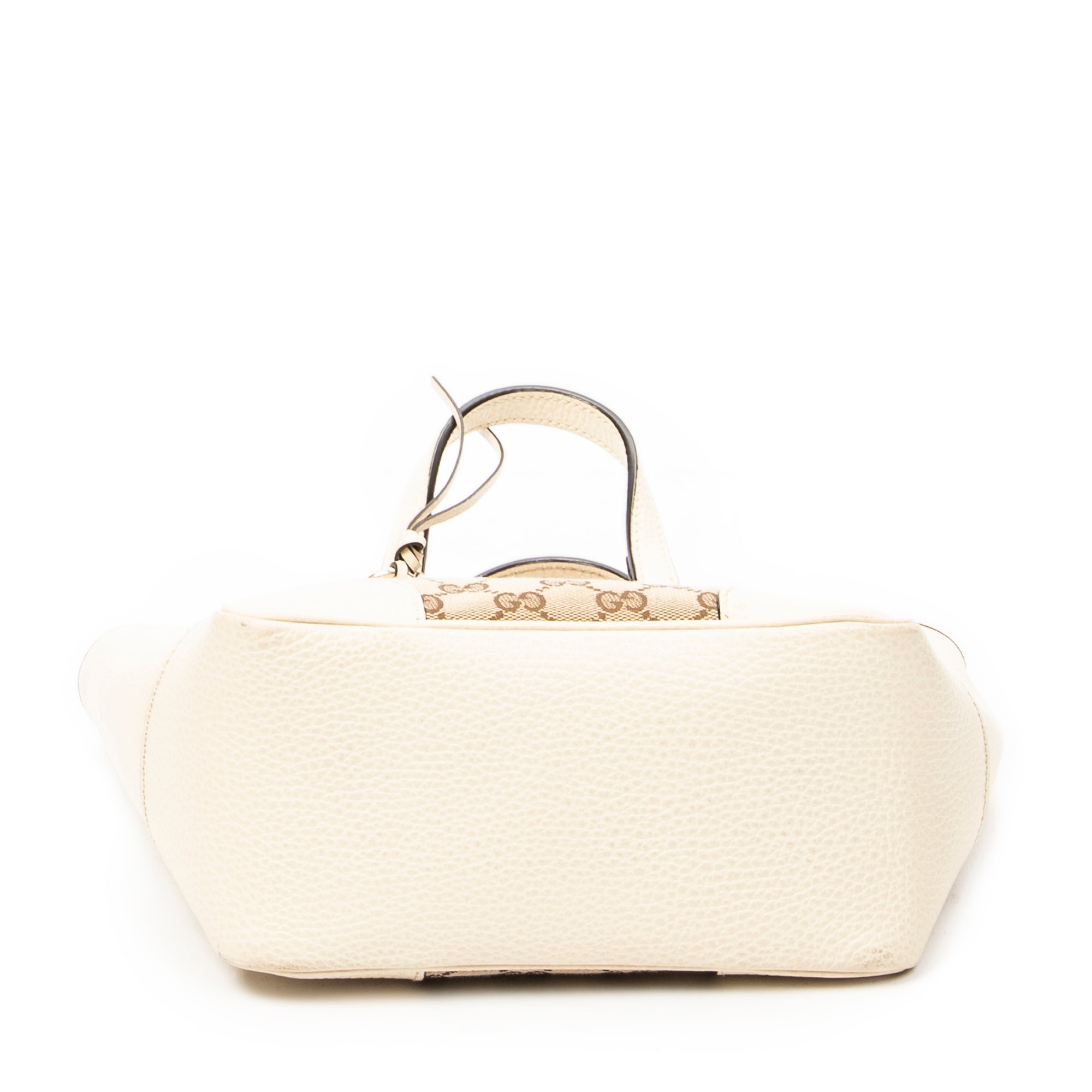 Handbag Small Bree Tote Ivory Monogrammed Canvas