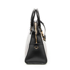 Shoulder Bag Small Monogram Cabas Black Smooth Calfskin Leather