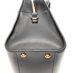 Shoulder Bag Small Monogram Cabas Black Smooth Calfskin Leather
