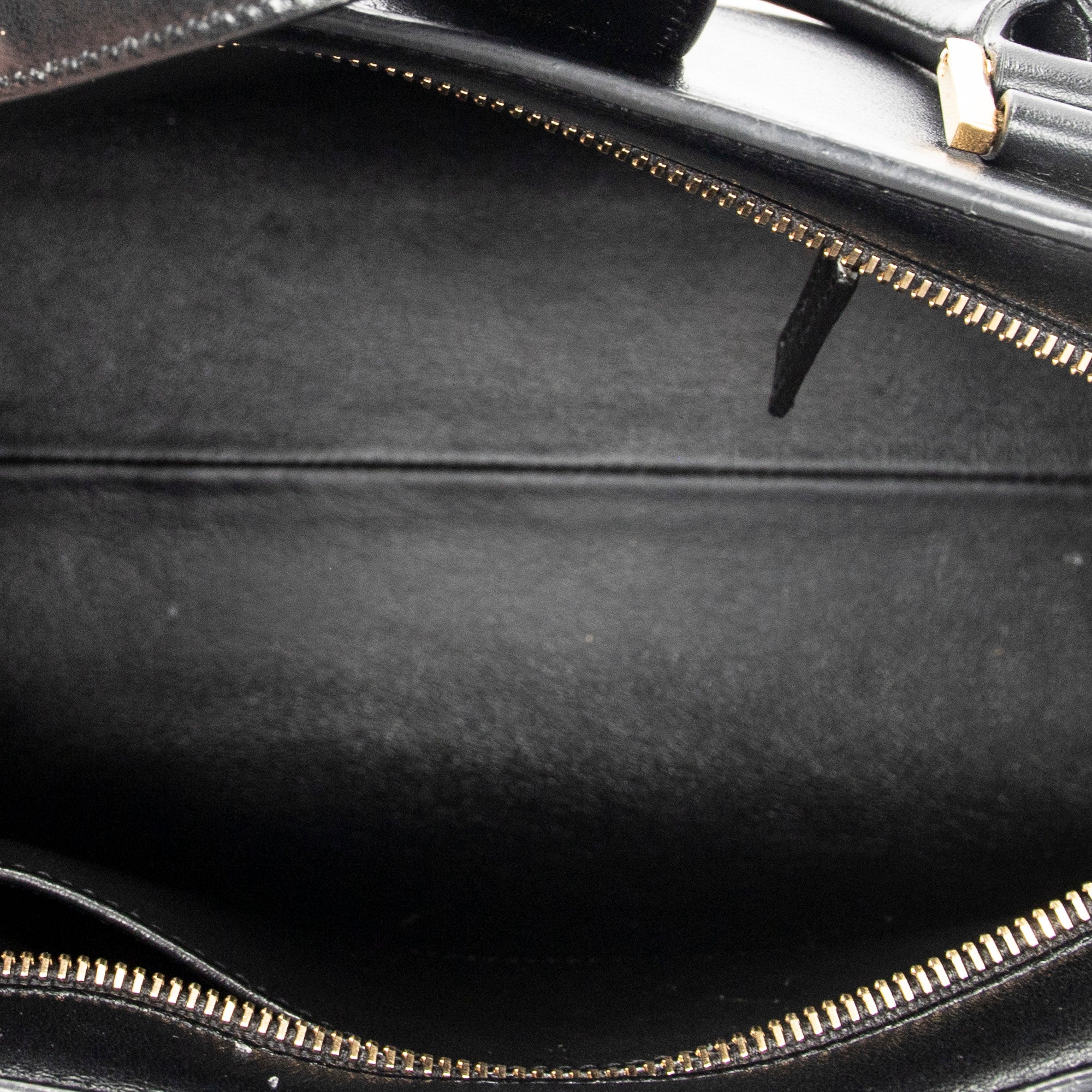Shoulder Bag Small Monogram Cabas Black Smooth Calfskin Leather