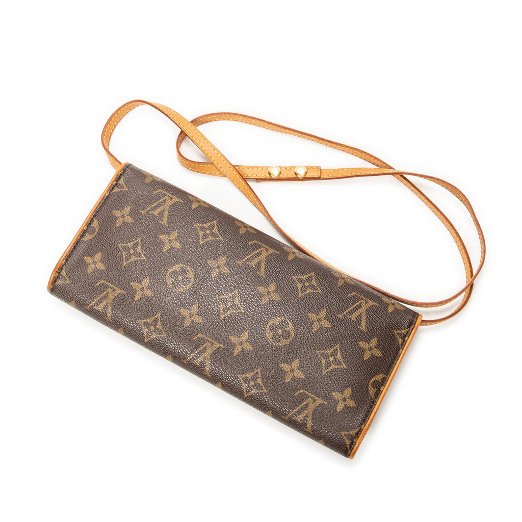 Shoulder Bag Twin GM Brown Monogram Canvas