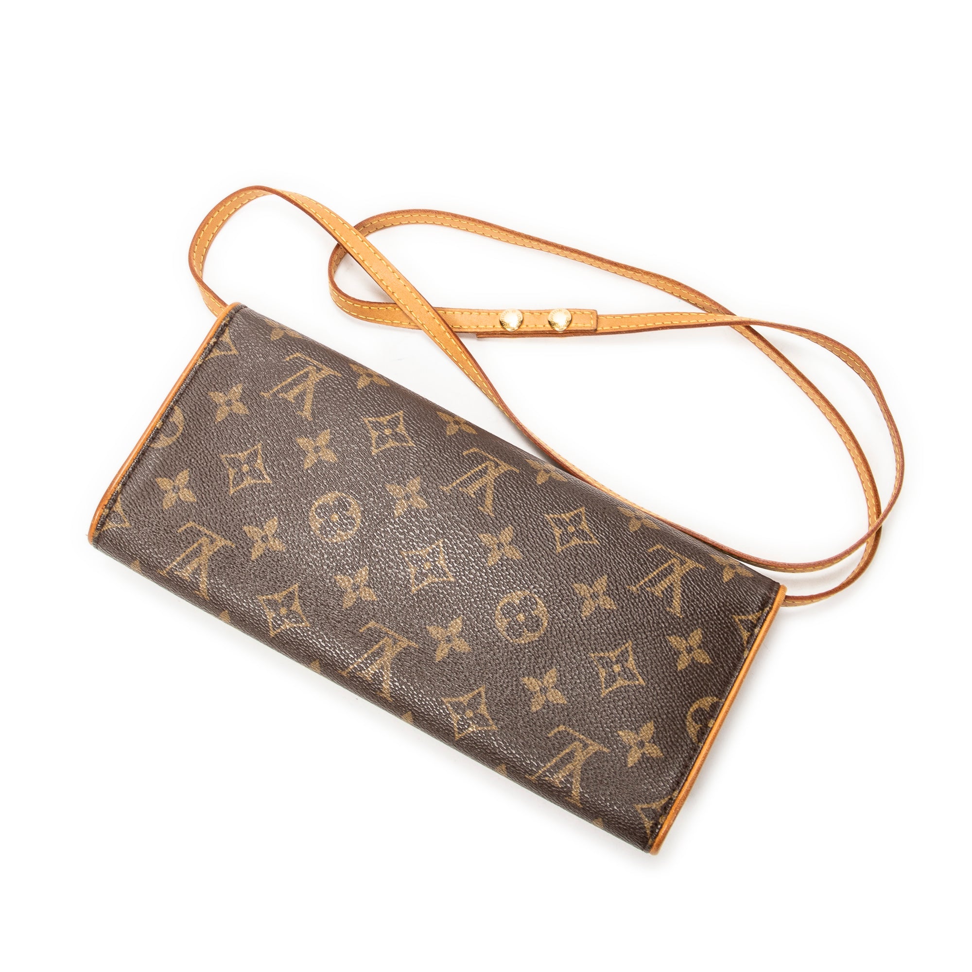 Shoulder Bag Twin GM Brown Monogram Canvas
