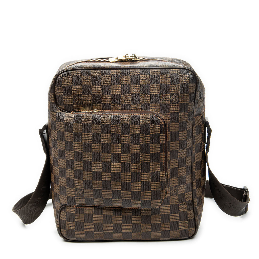Shoulder Bag Olav MM Brown Damier Ebene