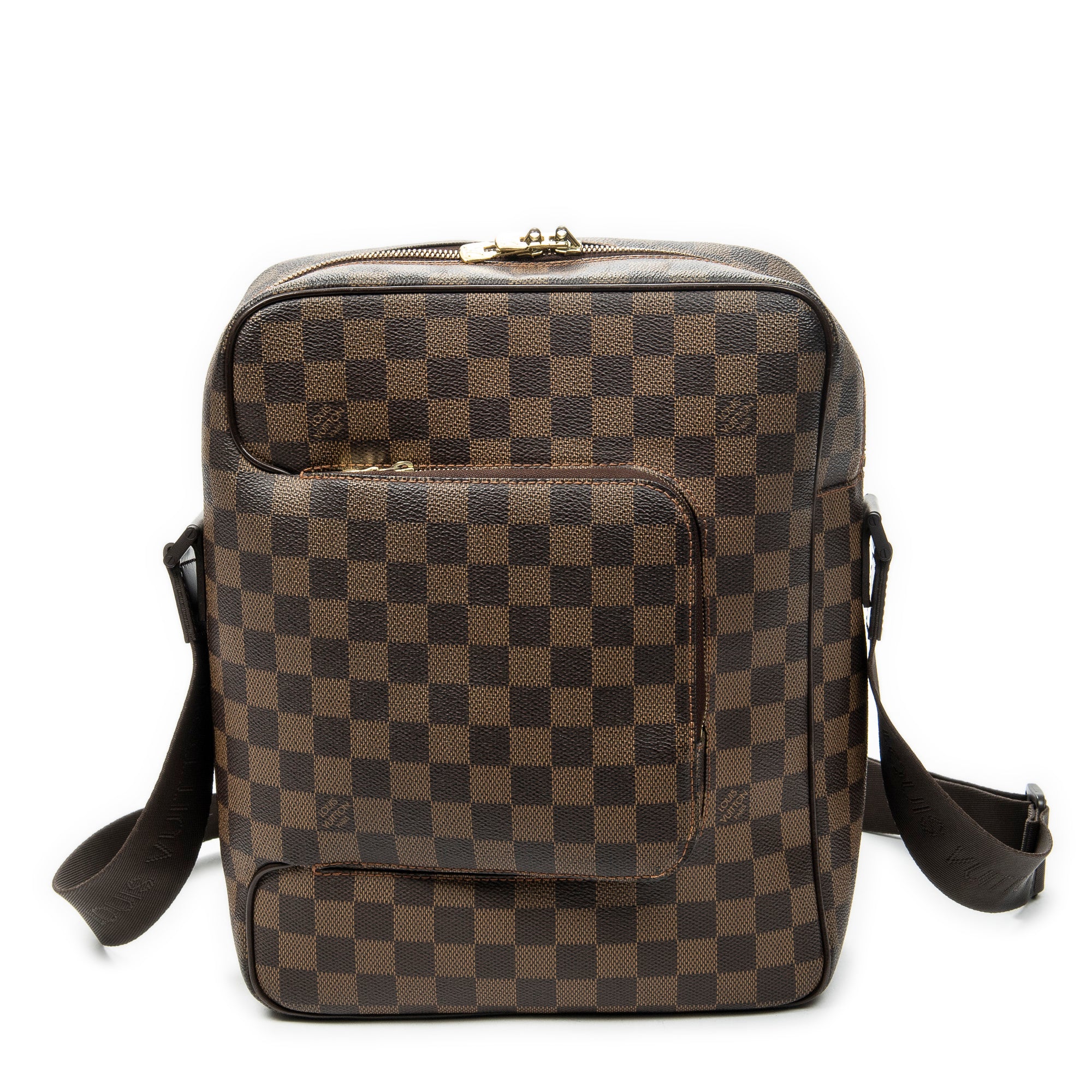 Shoulder Bag Olav MM Brown Damier Ebene