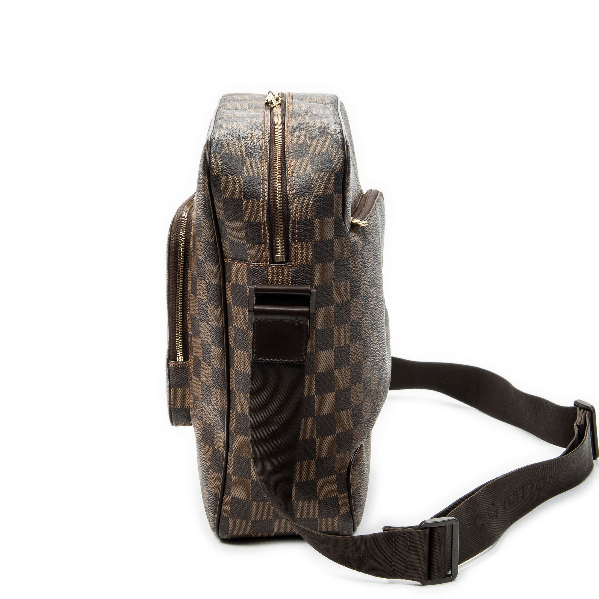 Shoulder Bag Olav MM Brown Damier Ebene