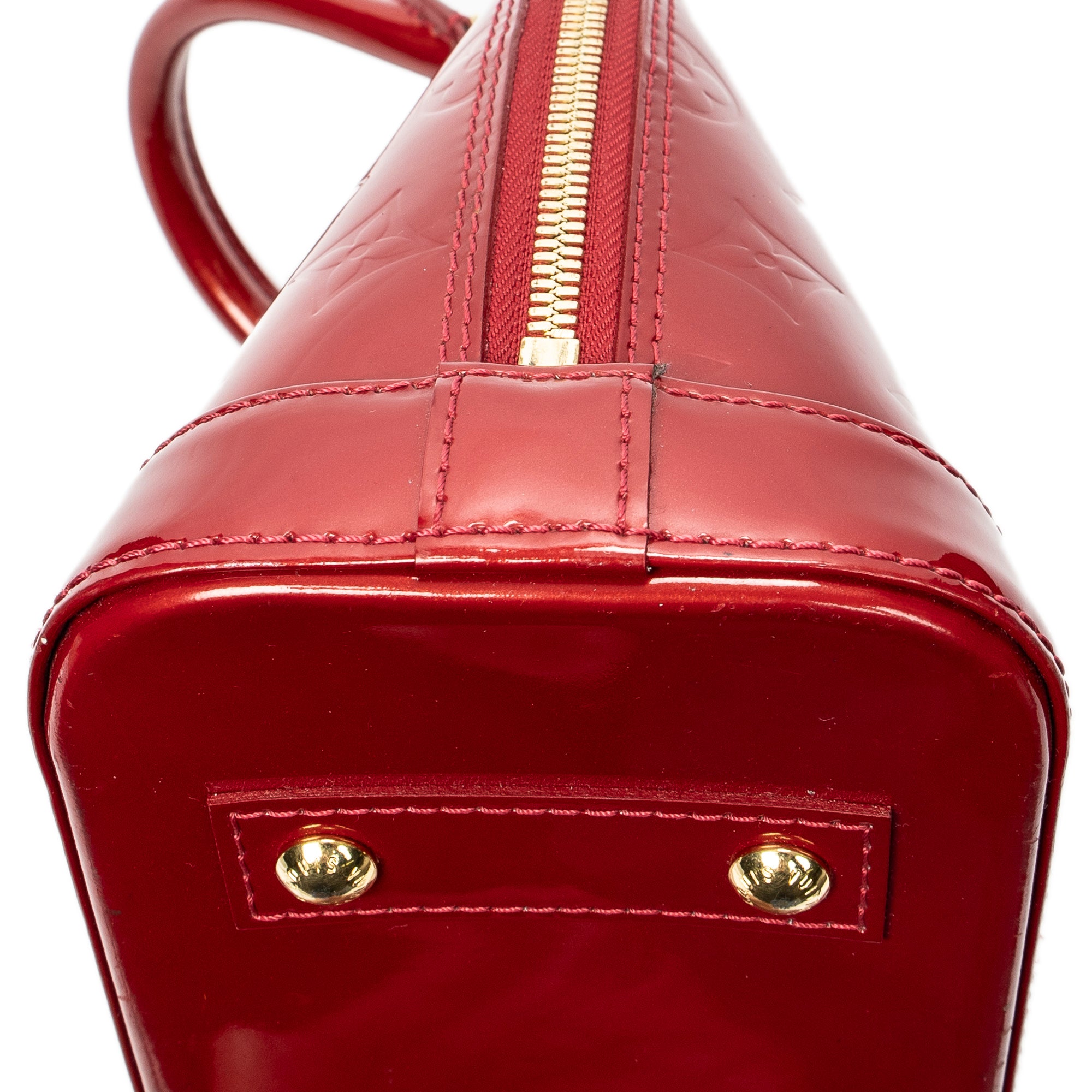 Shoulder Bag Alma BB Cerise Monogram Vernis