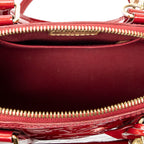 Shoulder Bag Alma BB Cerise Monogram Vernis