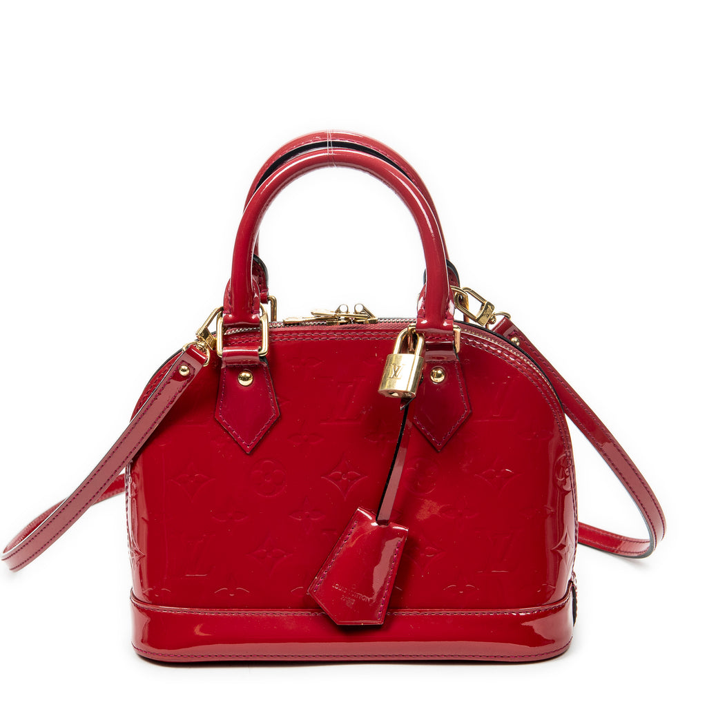 Sac à bandoulière Alma BB Rose Indien Monogram Vernis